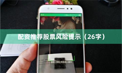 配资推荐股票风险提示（26字）